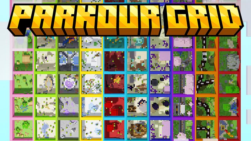 Parkour Grid on the Minecraft Marketplace by Mine-North