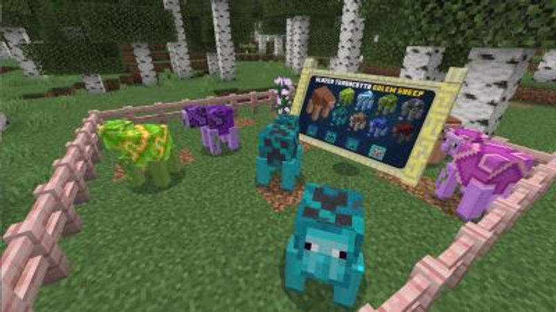 Golem Pets AddOn 12 on the Minecraft Marketplace by DeepwellBridge