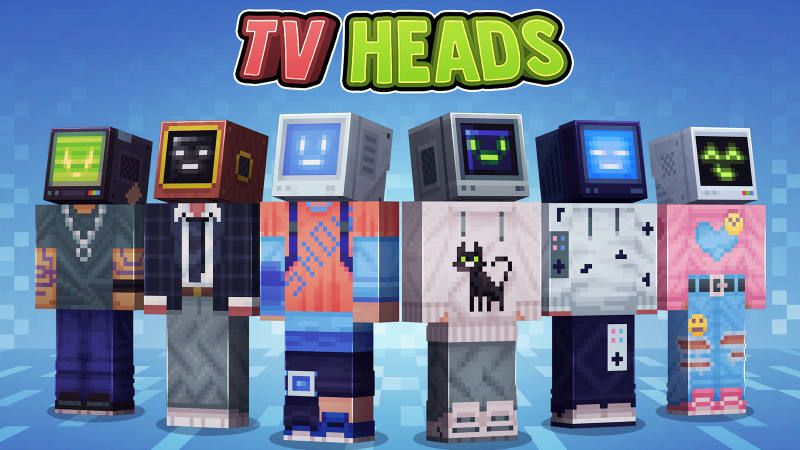 TV Heads on the Minecraft Marketplace by 57Digital