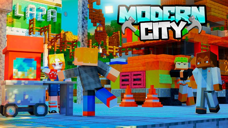 Modern City on the Minecraft Marketplace by Razzleberries