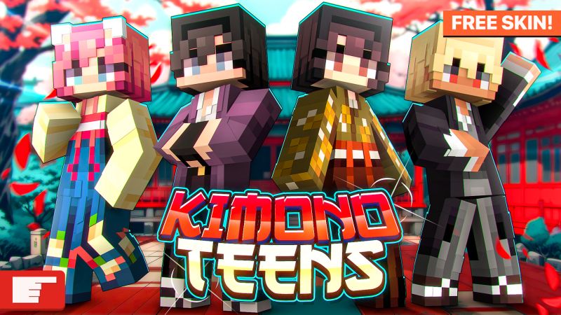 Kimono Teens on the Minecraft Marketplace by FingerMaps