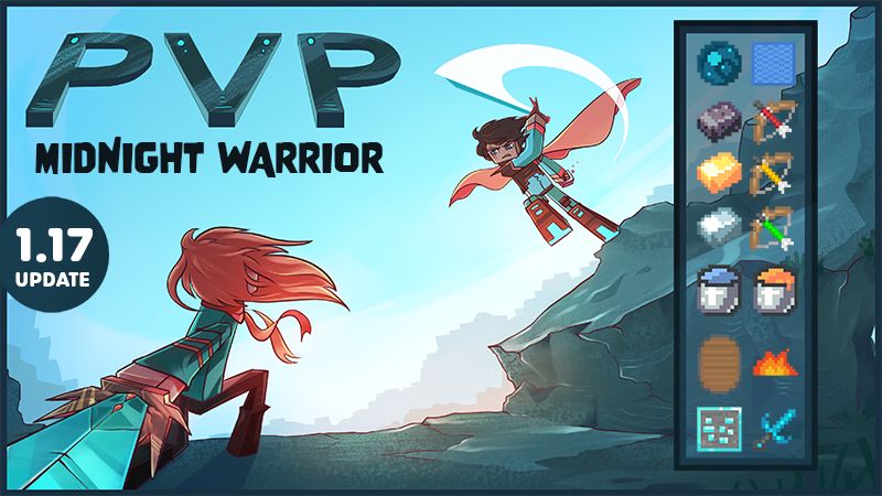 PVP Midnight Warrior on the Minecraft Marketplace by Tetrascape