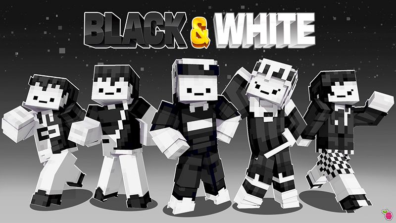 Black White on the Minecraft Marketplace by Razzleberries Black White on the Minecraft Marketplace by Razzleberries