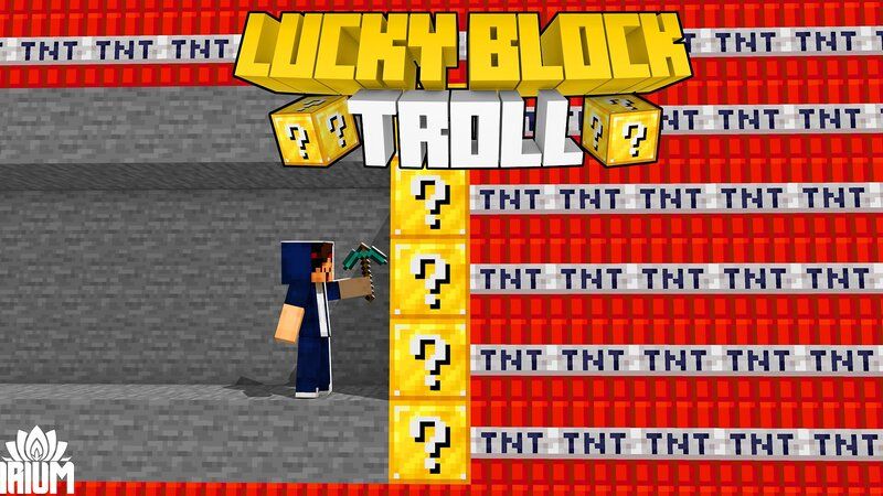Lucky Block Troll on the Minecraft Marketplace by Ninja Block