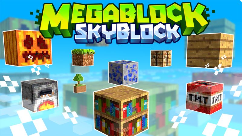 Megablock Skyblock on the Minecraft Marketplace by MerakiBT Megablock Skyblock on the Minecraft Marketplace by MerakiBT
