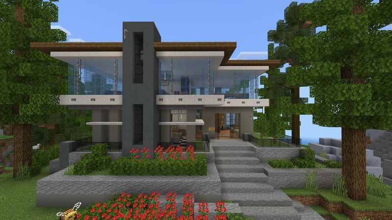 Noob Pro Hacker Mansions by 5 Frame Studios