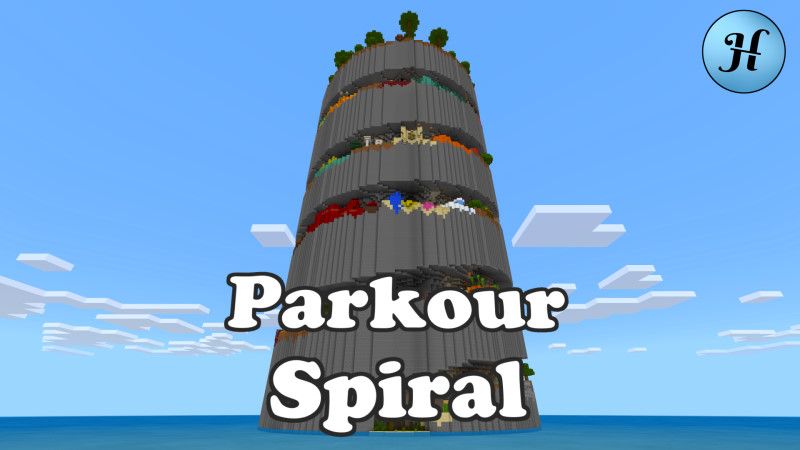 Parkour Spiral on the Minecraft Marketplace by Hielke Maps