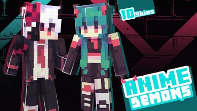 Anime Demons Skin Pack on the Minecraft Marketplace by Ninja Squirrel Gaming
