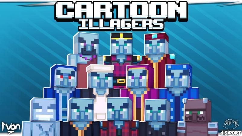 Cartoon Illagers on the Minecraft Marketplace by DigiPort Cartoon Illagers on the Minecraft Marketplace by DigiPort