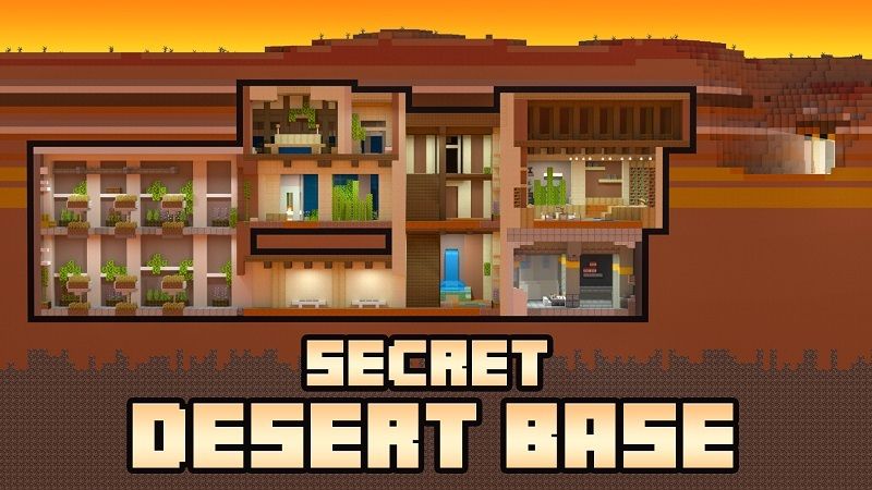 Secret Desert Base on the Minecraft Marketplace by BBB Studios Secret Desert Base on the Minecraft Marketplace by BBB Studios