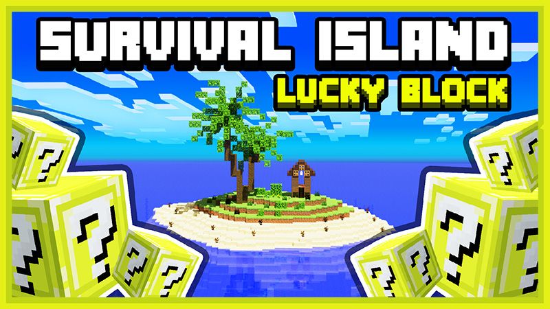 Survival Island Lucky Block on the Minecraft Marketplace by Wonder