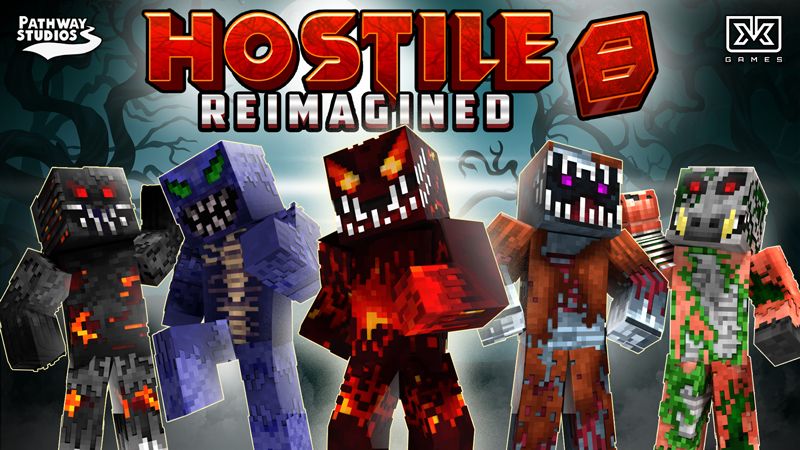 Hostile Reimagined 8 on the Minecraft Marketplace by Pathway Studios