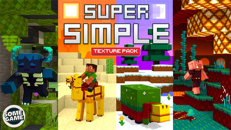Super Simple Texture Pack on the Minecraft Marketplace by Some Game Studio