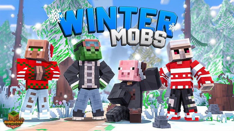 Winter Mobs on the Minecraft Marketplace by MobBlocks Winter Mobs on the Minecraft Marketplace by MobBlocks