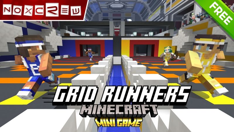 Grid Runners By Noxcrew Minecraft Marketplace Map Minecraft Marketplace