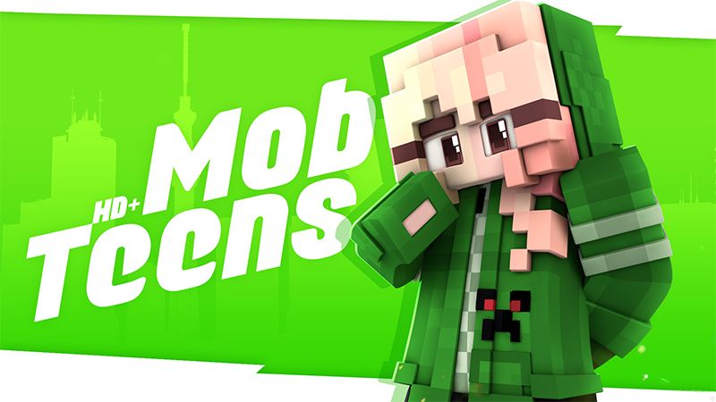 HD Mob Teens on the Minecraft Marketplace by Glowfischdesigns