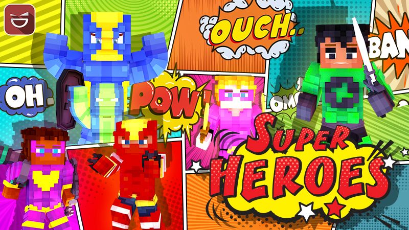 Super Heroes by Giggle Block Studios (Minecraft Skin Pack) - Minecraft ...