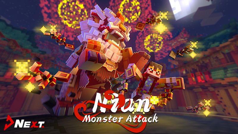 Monster Attack Nian on the Minecraft Marketplace by Next Studio Monster Attack Nian on the Minecraft Marketplace by Next Studio