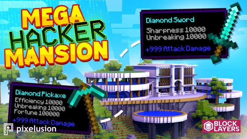 Hacker Mansion on the Minecraft Marketplace by Pixelusion