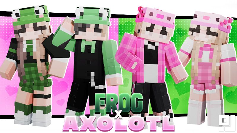 Frog X Axolotl on the Minecraft Marketplace by inPixel