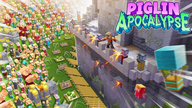 Piglin Apocalypse on the Minecraft Marketplace by CubeCraft Games