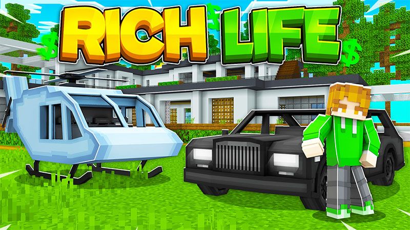 Rich Life on the Minecraft Marketplace by Lua Studios