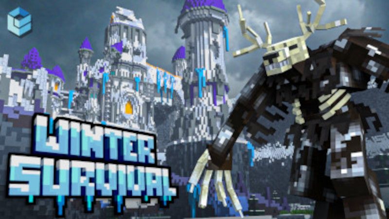 ✨️ BuildMAS ✨️ Epic Winter Survival Spawn Minecraft Map in