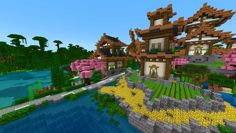 Simple Spawns: Blossom Village by Razzleberries