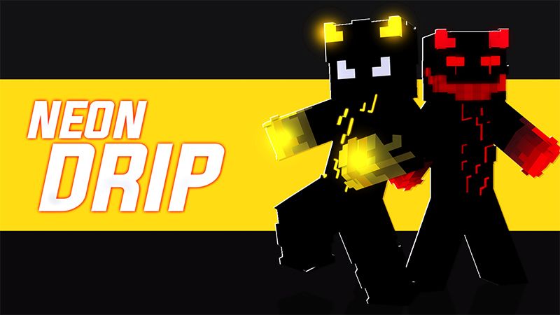 NEON DRIP on the Minecraft Marketplace by Pickaxe Studios NEON DRIP on the Minecraft Marketplace by Pickaxe Studios