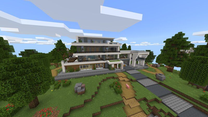 Skyblock Mansion by Eescal Studios