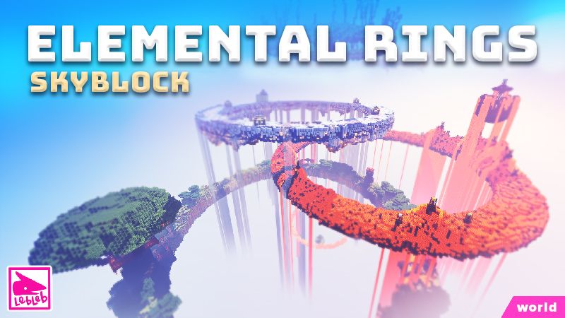 Elemental Rings Skyblock on the Minecraft Marketplace by Lebleb Elemental Rings Skyblock on the Minecraft Marketplace by Lebleb