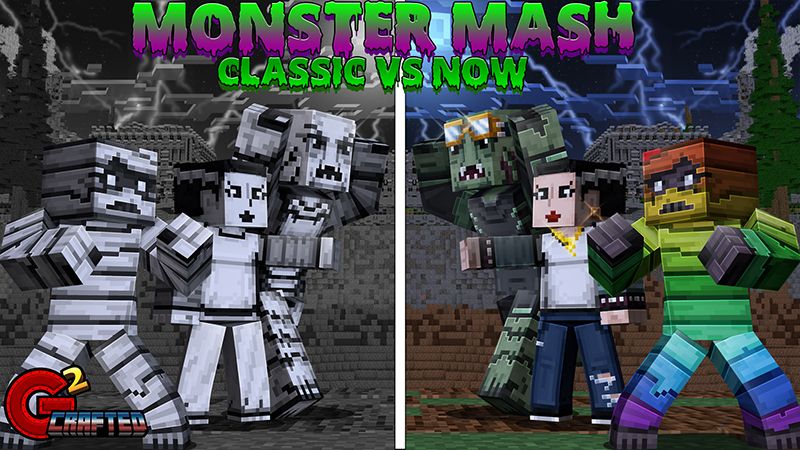 Monster Mash Classic VS Now on the Minecraft Marketplace by G2Crafted Monster Mash Classic VS Now on the Minecraft Marketplace by G2Crafted