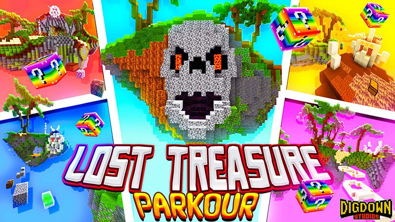 Lost Treasure Parkour on the Minecraft Marketplace by Dig Down Studios Lost Treasure Parkour on the Minecraft Marketplace by Dig Down Studios