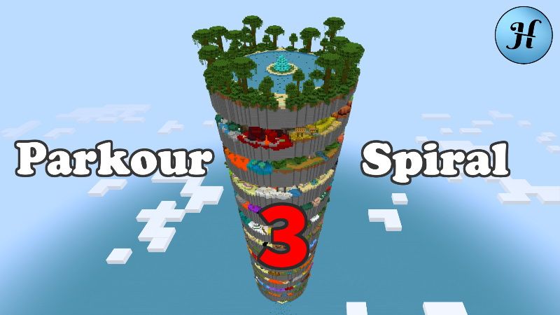 Parkour Spiral 3 on the Minecraft Marketplace by Hielke Maps