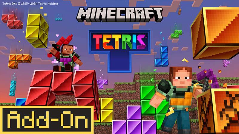 Tetris AddOn on the Minecraft Marketplace by Minecraft