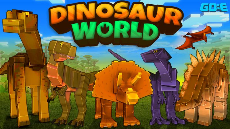 Dinosaur World on the Minecraft Marketplace by GoE-Craft Dinosaur World on the Minecraft Marketplace by GoE-Craft