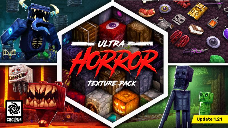 Ultra Horror Texture Pack on the Minecraft Marketplace by Cyclone