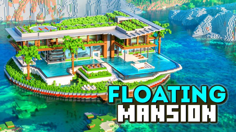 Floating Mansion on the Minecraft Marketplace by CrackedCubes