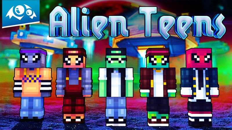 Alien Teens on the Minecraft Marketplace by Monster Egg Studios Alien Teens on the Minecraft Marketplace by Monster Egg Studios