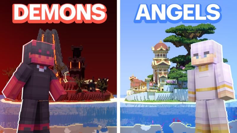 Angels vs Demons on the Minecraft Marketplace by Virtual Pinata