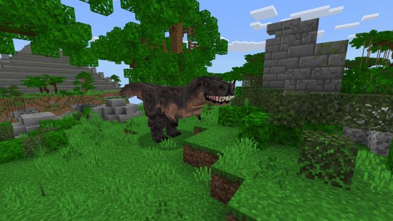 Dinosaur Skyblock by Fall Studios