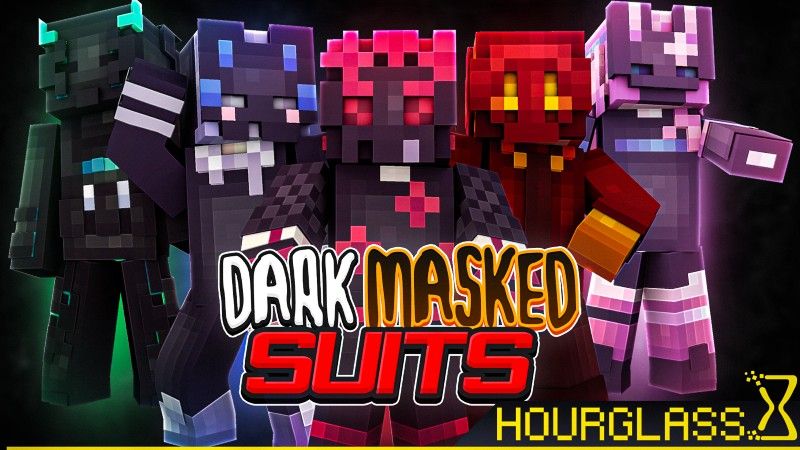 Dark Masked Suits on the Minecraft Marketplace by Hourglass Studios Dark Masked Suits on the Minecraft Marketplace by Hourglass Studios
