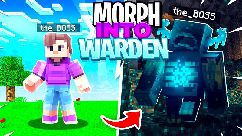 Morph Into Warden on the Minecraft Marketplace by MelonBP Morph Into Warden on the Minecraft Marketplace by MelonBP