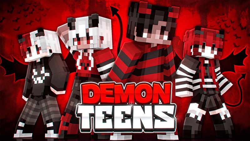 Demon Teens by Bunny Studios (Minecraft Skin Pack) - Minecraft ...