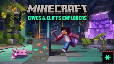 Caves  Cliffs Explorers on the Minecraft Marketplace by Spark Universe