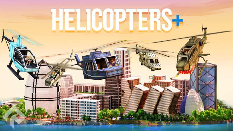 Helicopters on the Minecraft Marketplace by RareLoot