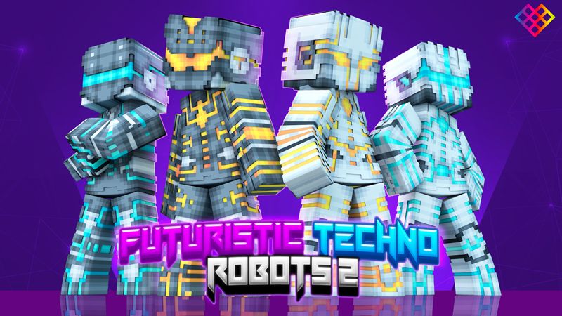 Futuristic Techno Robots 2 on the Minecraft Marketplace by Rainbow Theory
