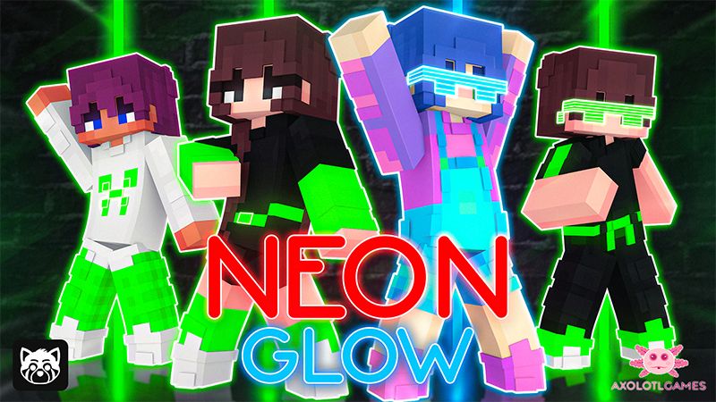 Neon Glow on the Minecraft Marketplace by Kora Studios Neon Glow on the Minecraft Marketplace by Kora Studios