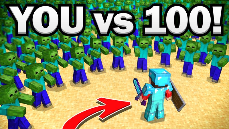 YOU vs 100 on the Minecraft Marketplace by GoE-Craft
