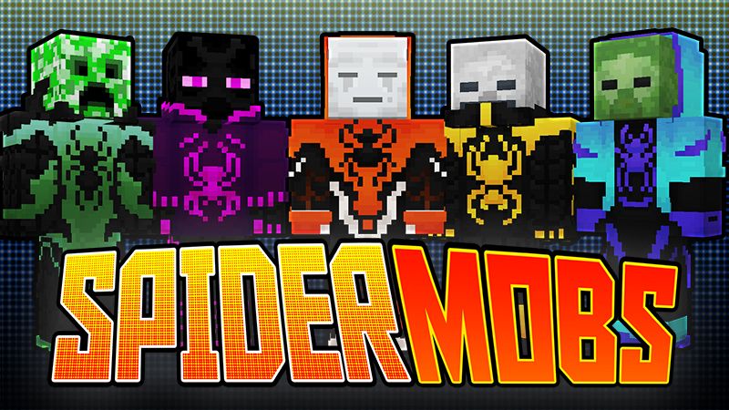 Spider Mobs on the Minecraft Marketplace by The Lucky Petals